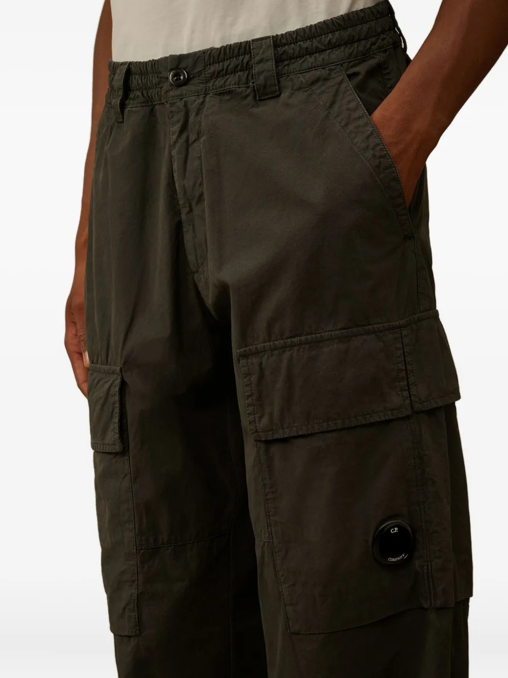 microreps boxy cargo pants man grey - C.P. COMPANY - d — 2